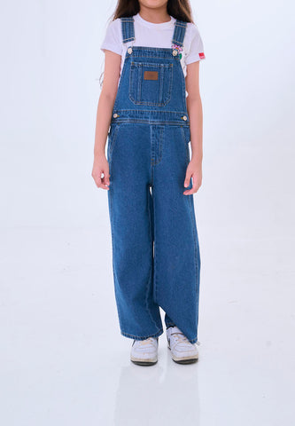 Mossimo Kids Bambi Medium Blue Long Denim Jumper Pants