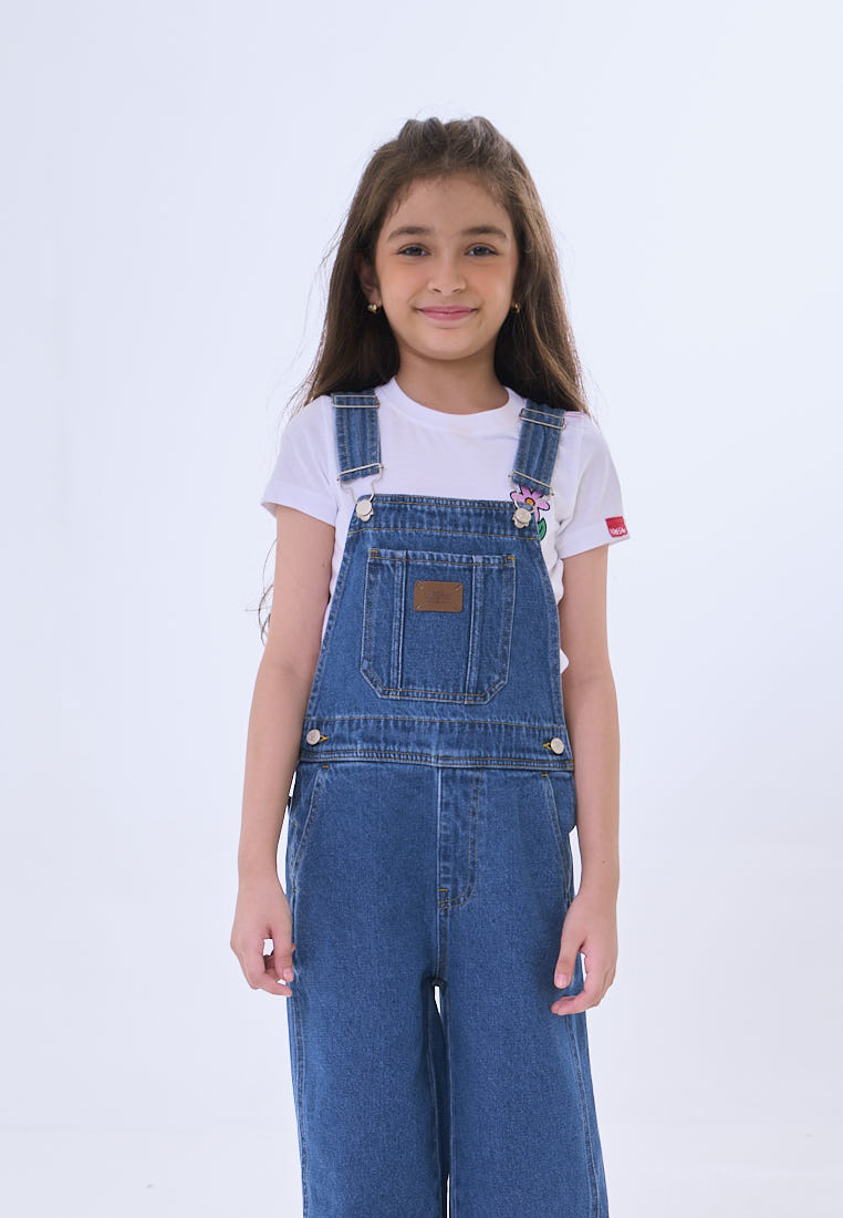 Mossimo Kids Bambi Medium Blue Long Denim Jumper Pants
