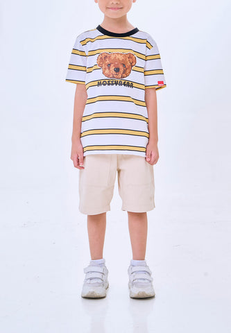 Mossimo Kids Rafe White Unisex MossyBear Regular Tshirt