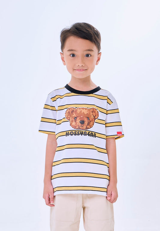 Mossimo Kids Rafe White Unisex MossyBear Regular Tshirt