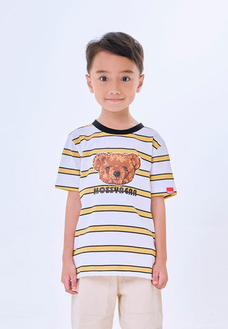 Mossimo Kids Rafe White Unisex MossyBear Regular Tshirt