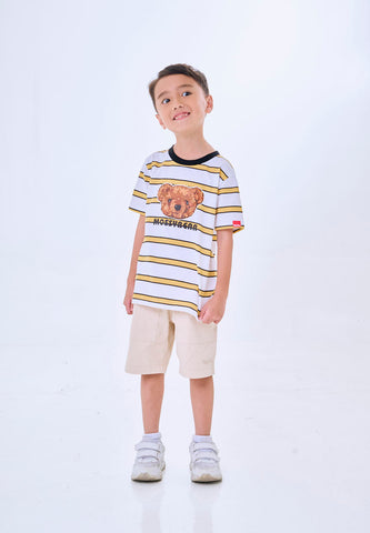 Mossimo Kids Rafe White Unisex MossyBear Regular Tshirt