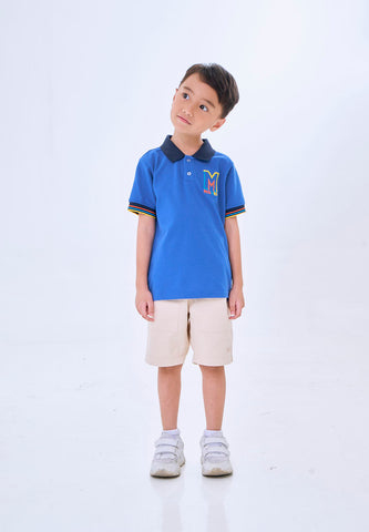 Mossimo Kids Salem Blue Polo Shirt
