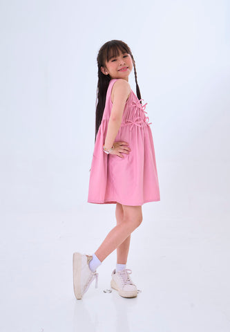 Mossimo Kids Jorja Pink Bow Dress