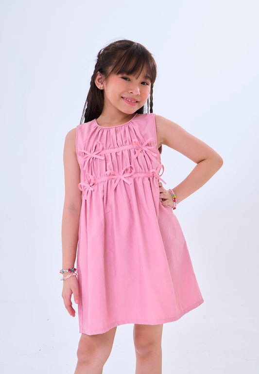 Mossimo Kids Jorja Pink Bow Dress