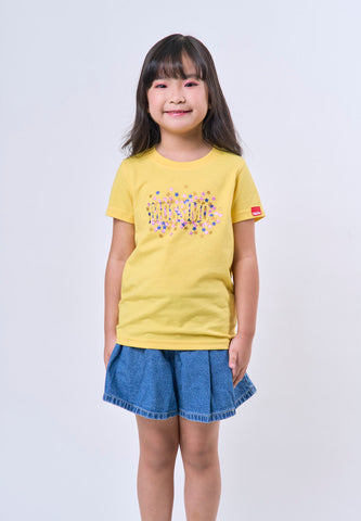 Mossimo Kids Girls Med Blue Bermuda Pleated Denim Skort