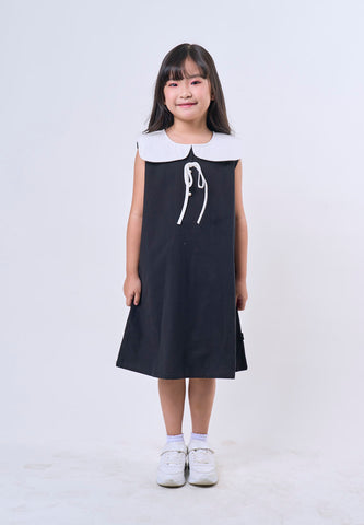 Mossimo Kids Black Collar and Ribbon Sleeveless Dress - For Girls
