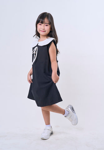 Mossimo Kids Black Collar and Ribbon Sleeveless Dress - For Girls