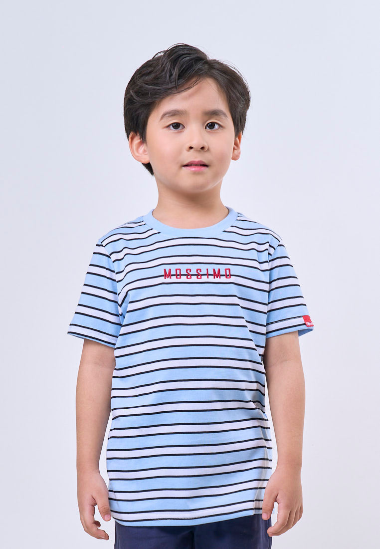 Mossimo Kids Boys Embroidered Stripes Basic Tshirt