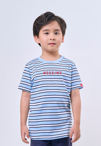 Mossimo Kids Boys Embroidered Stripes Basic Tshirt