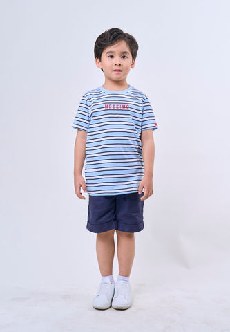 Mossimo Kids Boys Embroidered Stripes Basic Tshirt