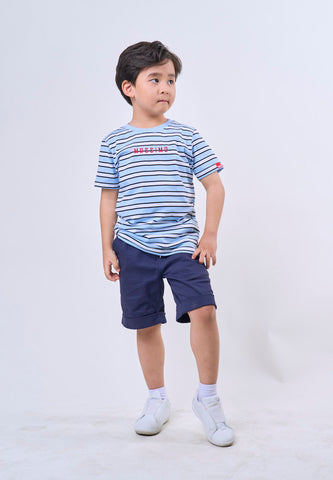 Mossimo Kids Boys Embroidered Stripes Basic Tshirt