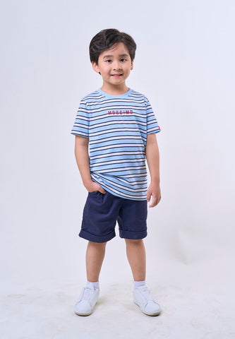 Mossimo Kids Boys Embroidered Stripes Basic Tshirt