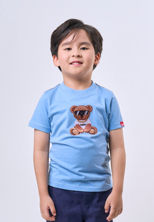 Mossimo Kids Unisex Mossybear Hipster Velvet Tshirt