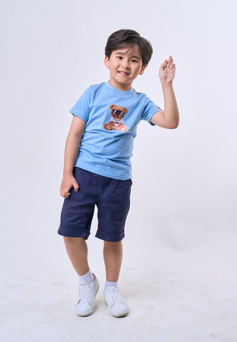 Mossimo Kids Unisex Mossybear Hipster Velvet Tshirt