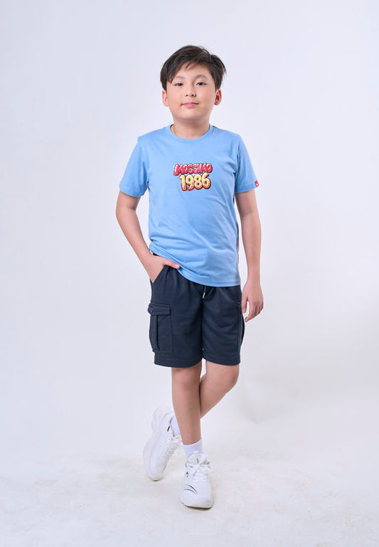 Mossimo Kids Soda Blue Cargo Shorts  - For Boys