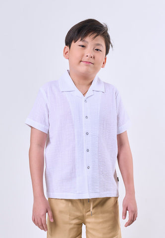 Mossimo Kids Boys' Textured Collar Polo Top