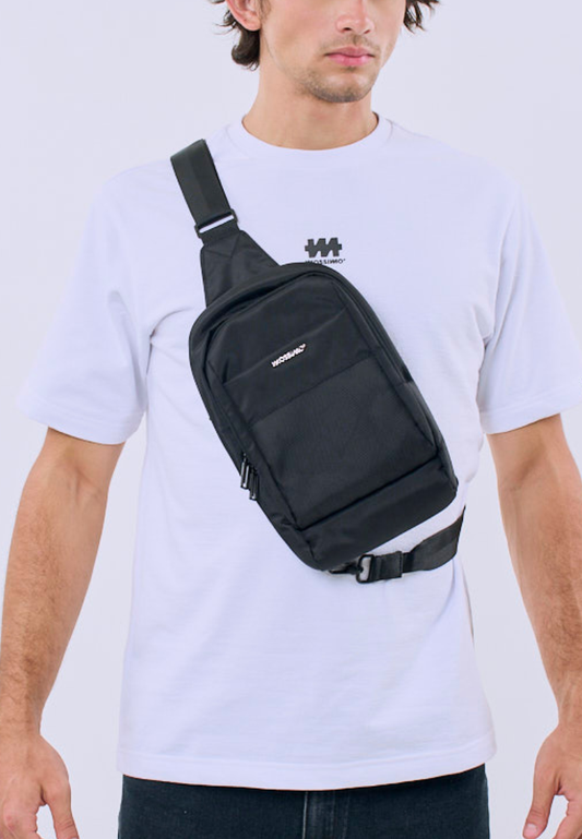 Mossimo Alarion Black Body Bag For Men
