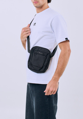 Mossimo Zavian Black Small Sling Bag For Men