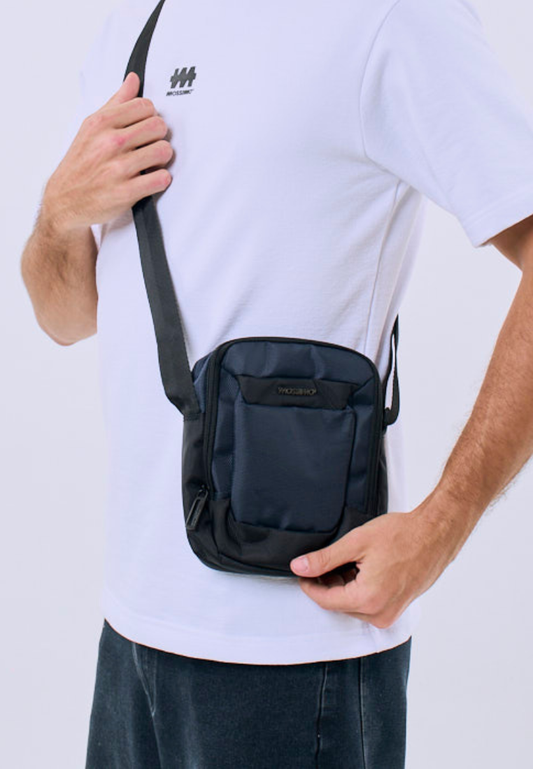 Mossimo Zavian Blue Small Sling Bag For Men