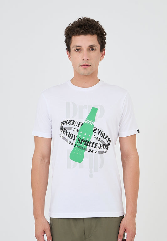 Mossimo Joren White Sprite Muscle Fit Tee