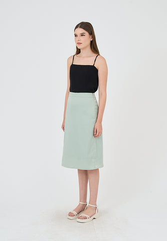 Mossimo Zel Light Green Pencil Skirt