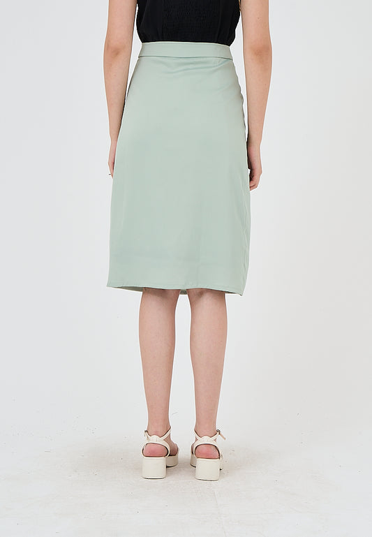 Mossimo Zel Light Green Pencil Skirt