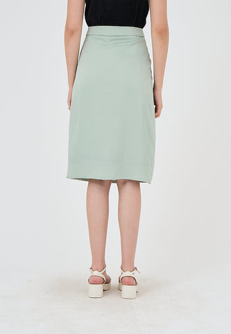 Mossimo Zel Light Green Pencil Skirt