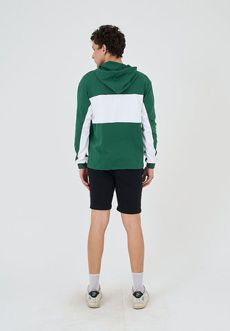 Mossimo Marlo White Green Sprite Oversized Hoodie