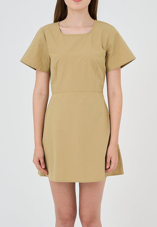 Mossimo Tiffany Sage Green Scoop Neck Dress