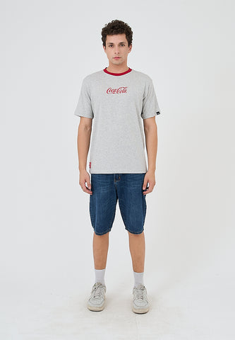 Mossimo Janrick Heather Gray Coca Cola Comfort Fit Tee