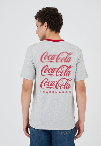 Mossimo Janrick Heather Gray Coca Cola Comfort Fit Tee