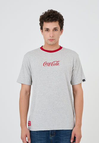 Mossimo Janrick Heather Gray Coca Cola Comfort Fit Tee