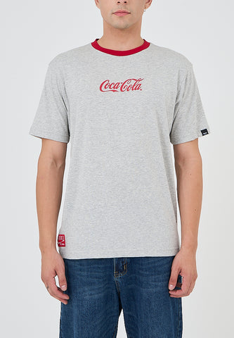 Mossimo Janrick Heather Gray Coca Cola Comfort Fit Tee