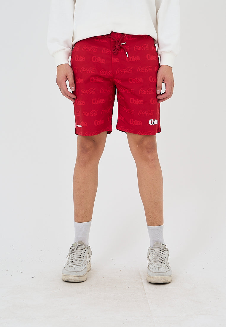 Mossimo Harry Red Coca Cola Regular Mid Short