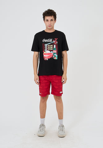 Mossimo Jamie Black Coca Cola Modern Fit Tee