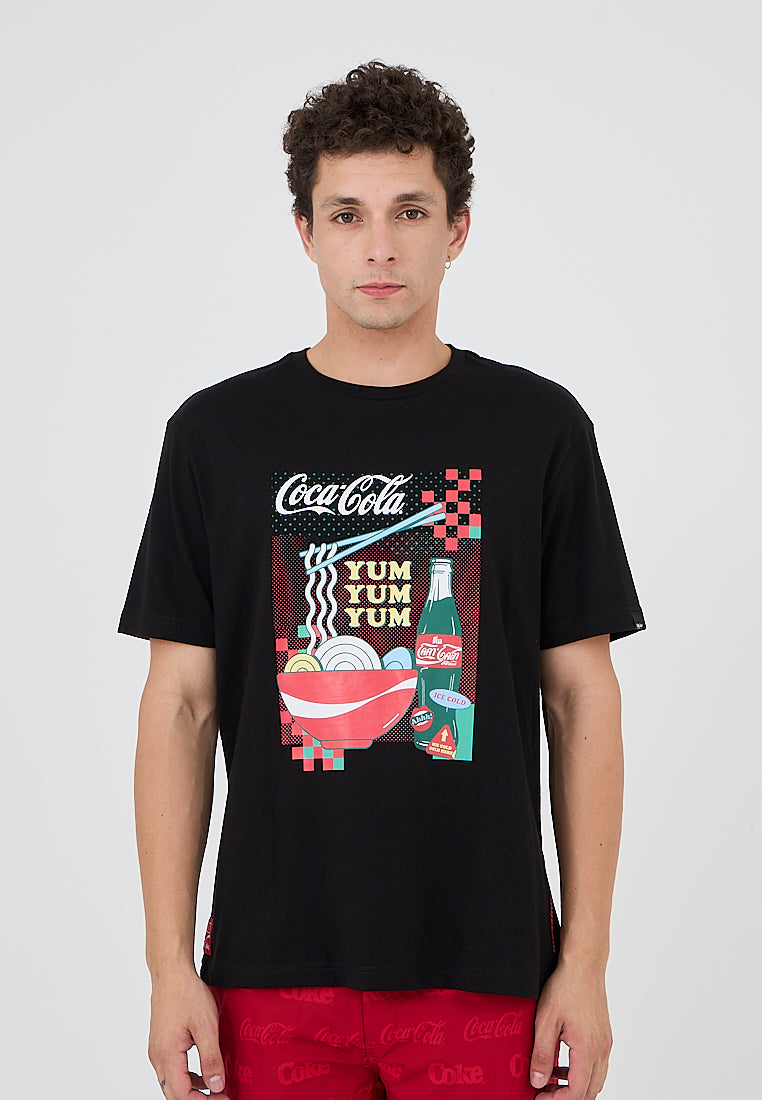 Mossimo Jamie Black Coca Cola Modern Fit Tee