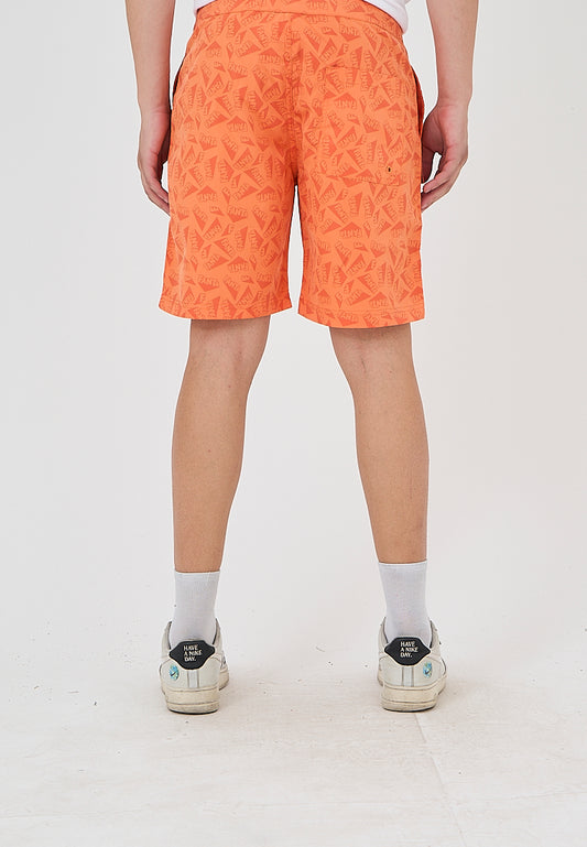 Mossimo Jomark Fanta Orange Nylon Regular Mid Short