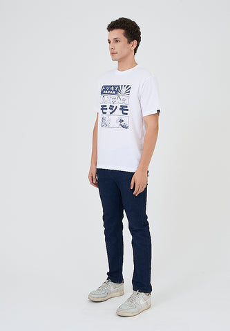 Mossimo Aiden Rinse Wash Blue Straight Fit Mid Rise Jeans