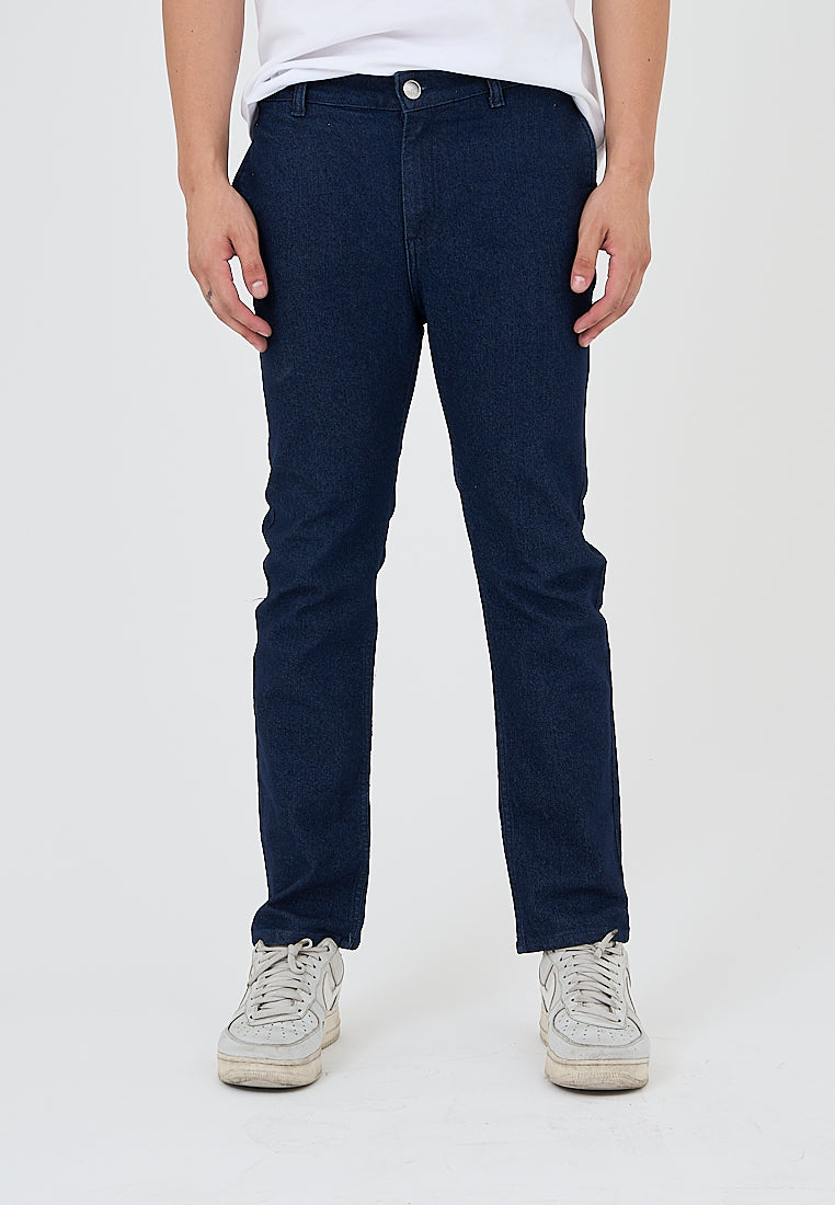 Mossimo Aiden Rinse Wash Blue Straight Fit Mid Rise Jeans