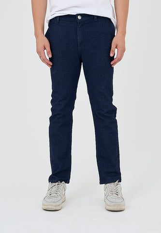 Mossimo Aiden Rinse Wash Blue Straight Fit Mid Rise Jeans