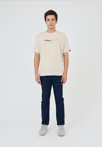 Mossimo Jeoffrey Beige Urban Fit Tee
