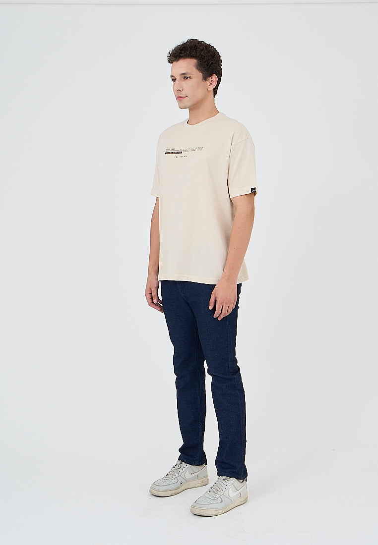 Mossimo Jeoffrey Beige Urban Fit Tee