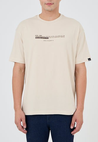 Mossimo Jeoffrey Beige Urban Fit Tee