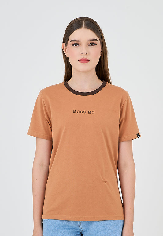 Mossimo Joana Brown Classic Fit Tee