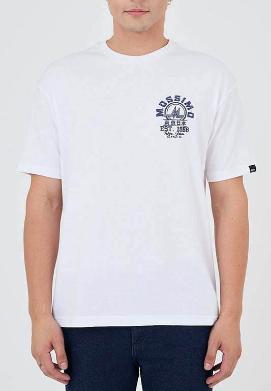 Mossimo Anthony White Urban Fit Tee
