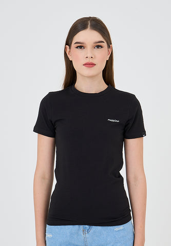 Mossimo Angeline Black Body Fit Tee