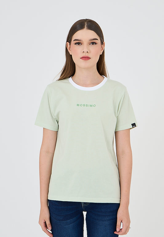 Mossimo Joana Fog Green Classic Fit Tee