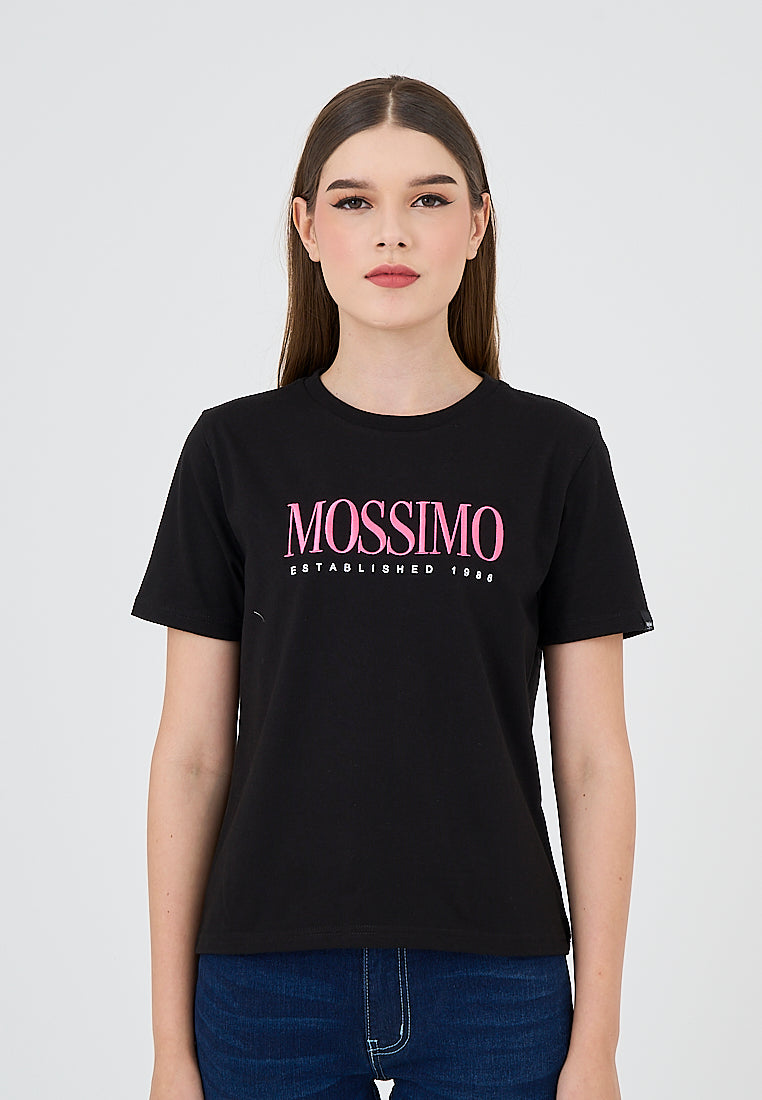 Mossimo Gail Black Comfort Fit Tee