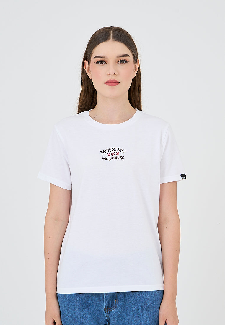 Mossimo Claire White Classic Fit Tee